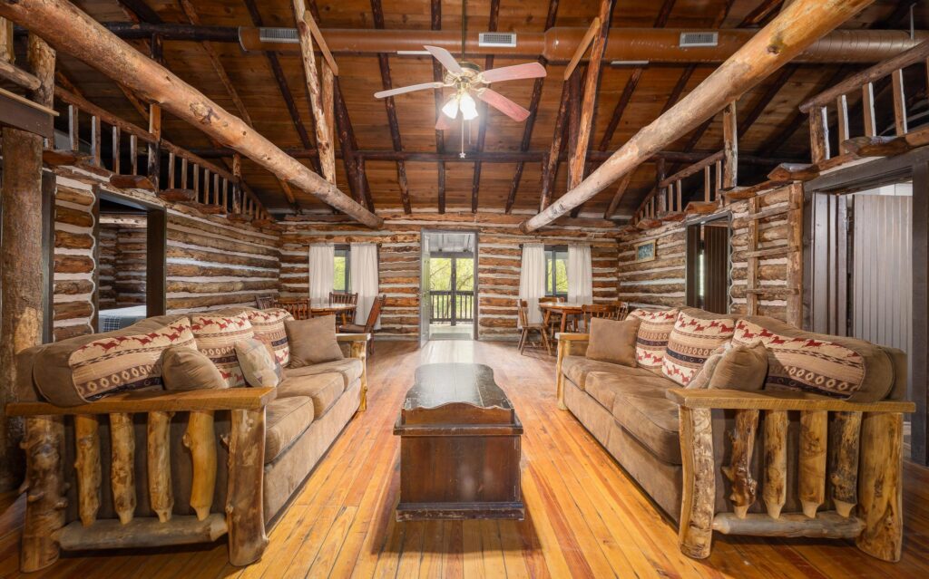 Log Cabin living room